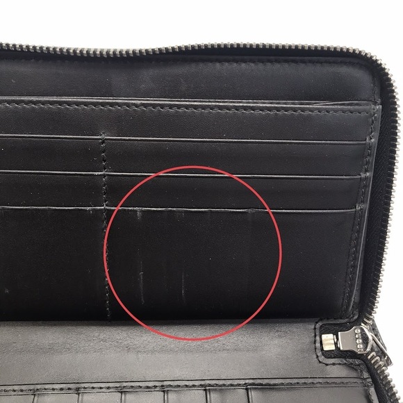 Gucci Guccissima GG Organizer Zip Around Wallet Long Black - Picture 9 of 11